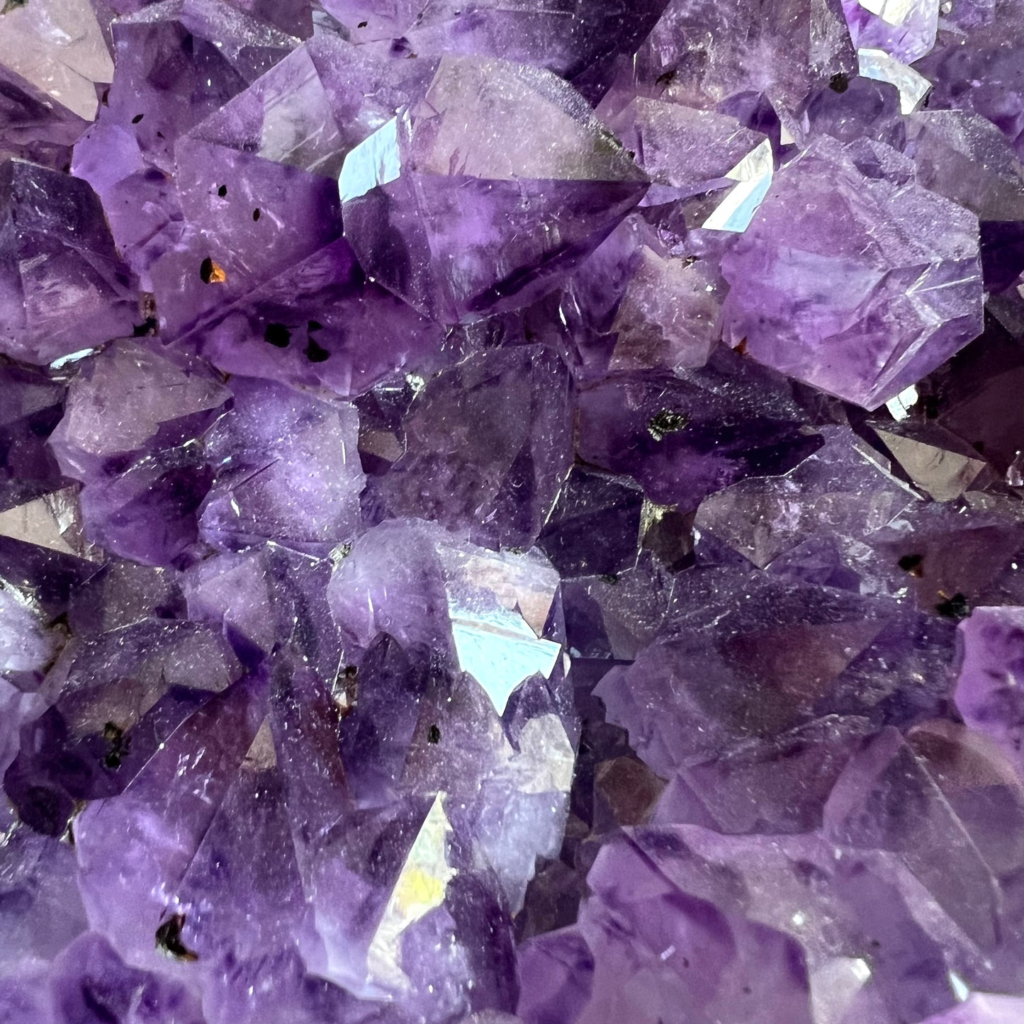 XL Amethyst Stufe Nahaufnahme
