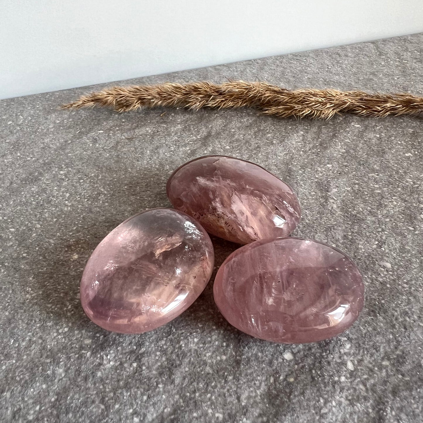 Rosenquarz Handschmeichler
