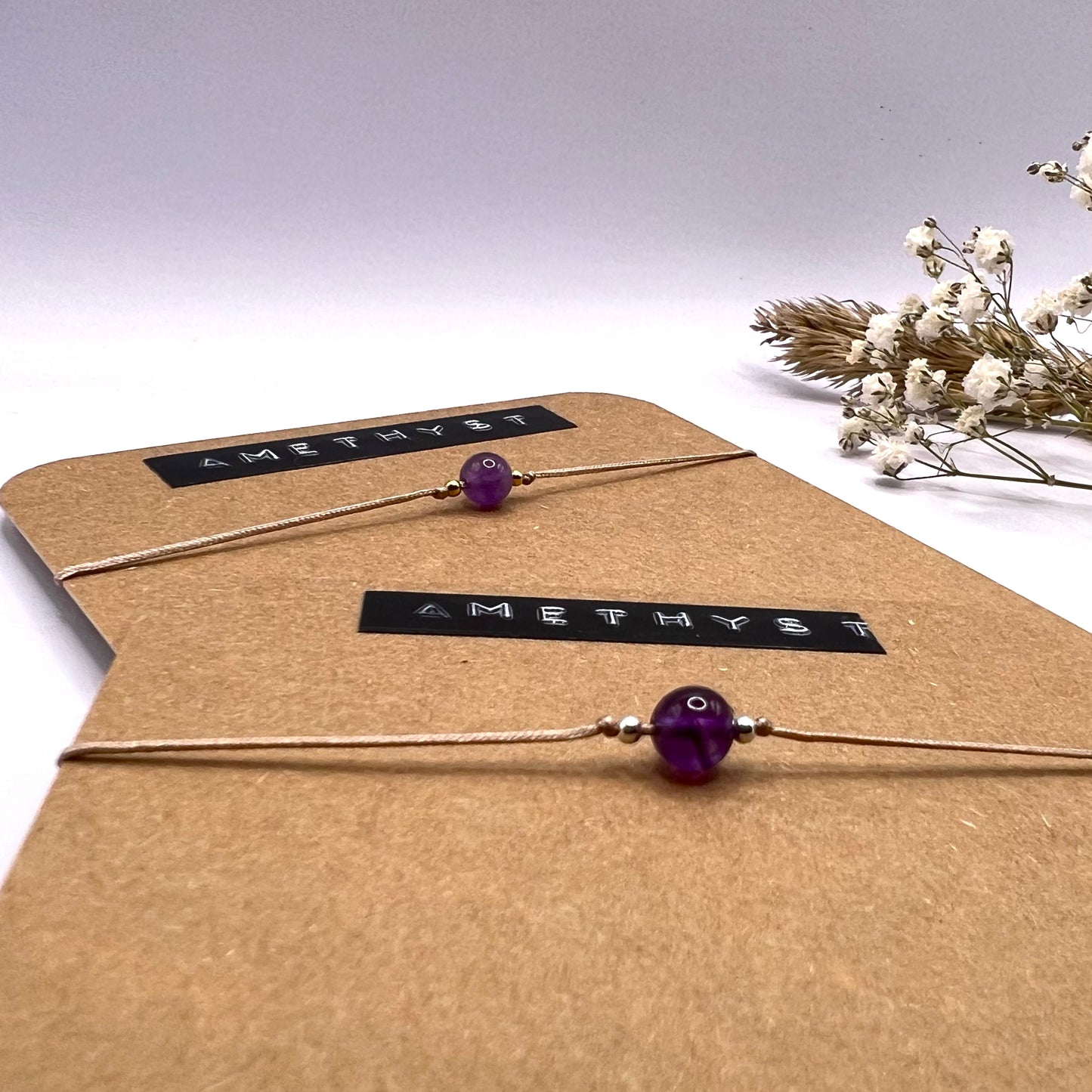 Amethyst Glücksbändchen