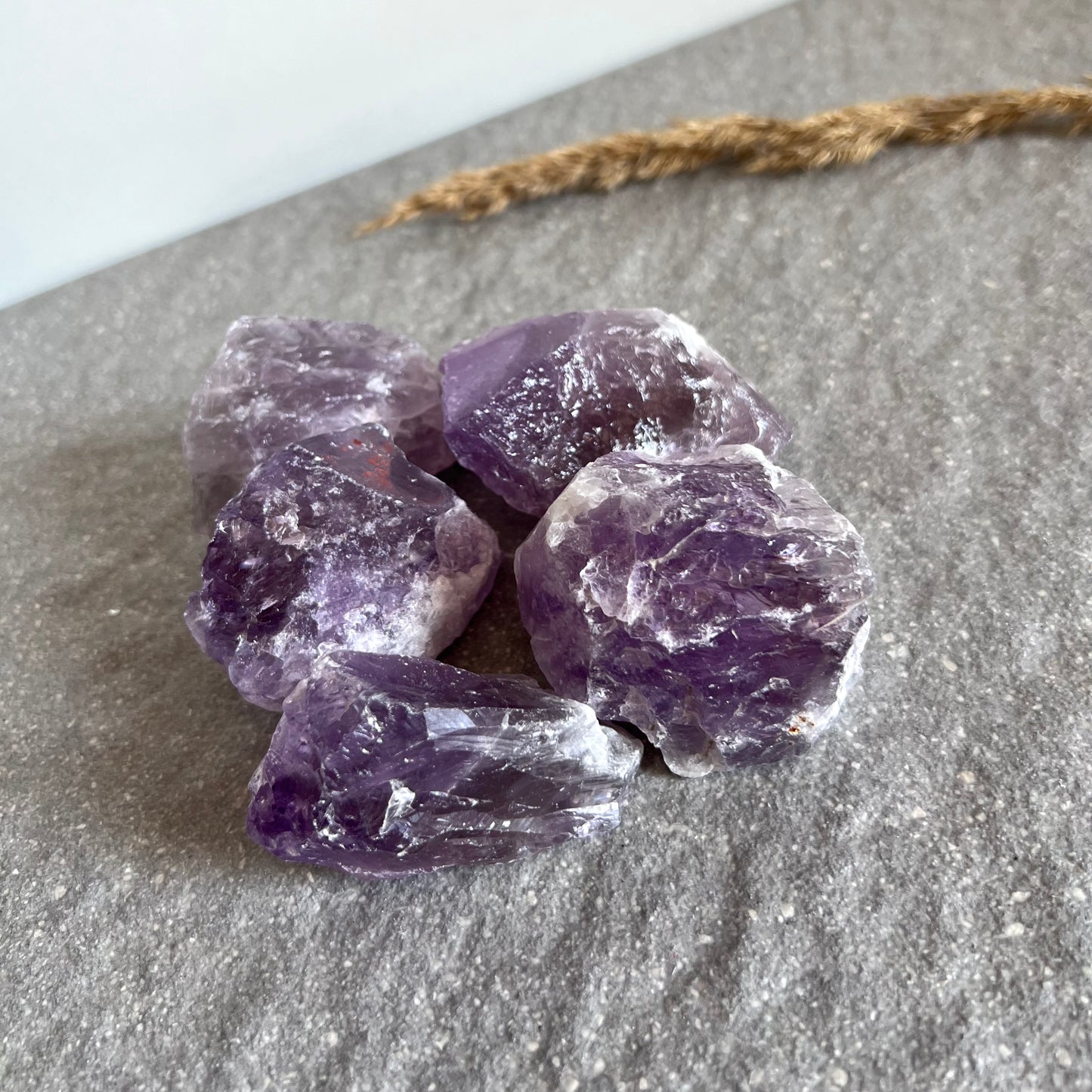 Lila Amethyst Rohsteine