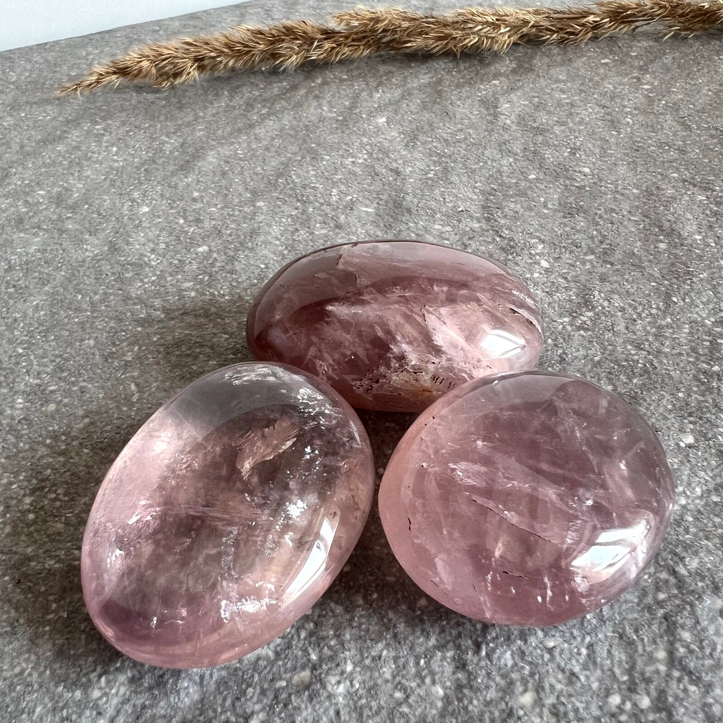 Rosenquarz Handschmeichler