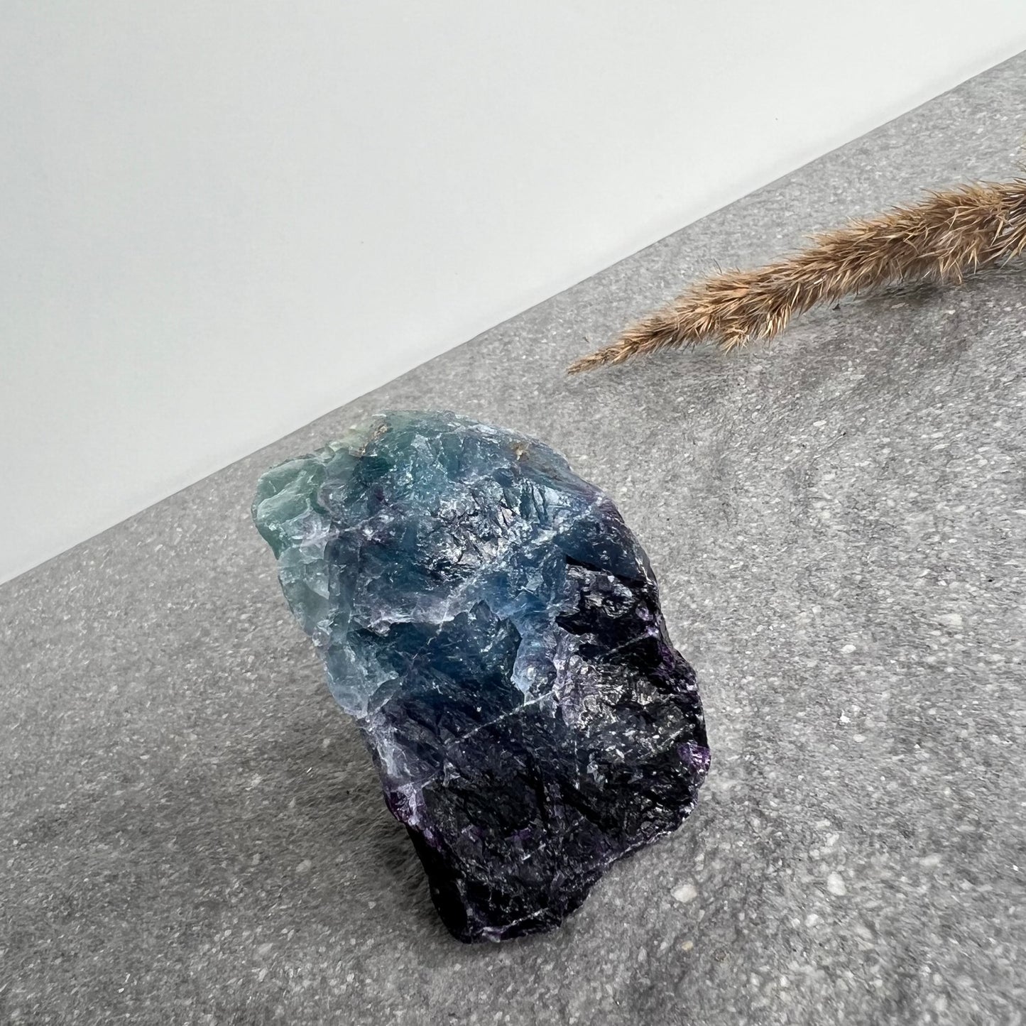 Regenbogenfluorit Rohstein 6