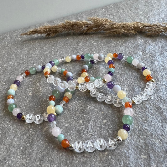 Edelsteinarmband zum Muttertag
