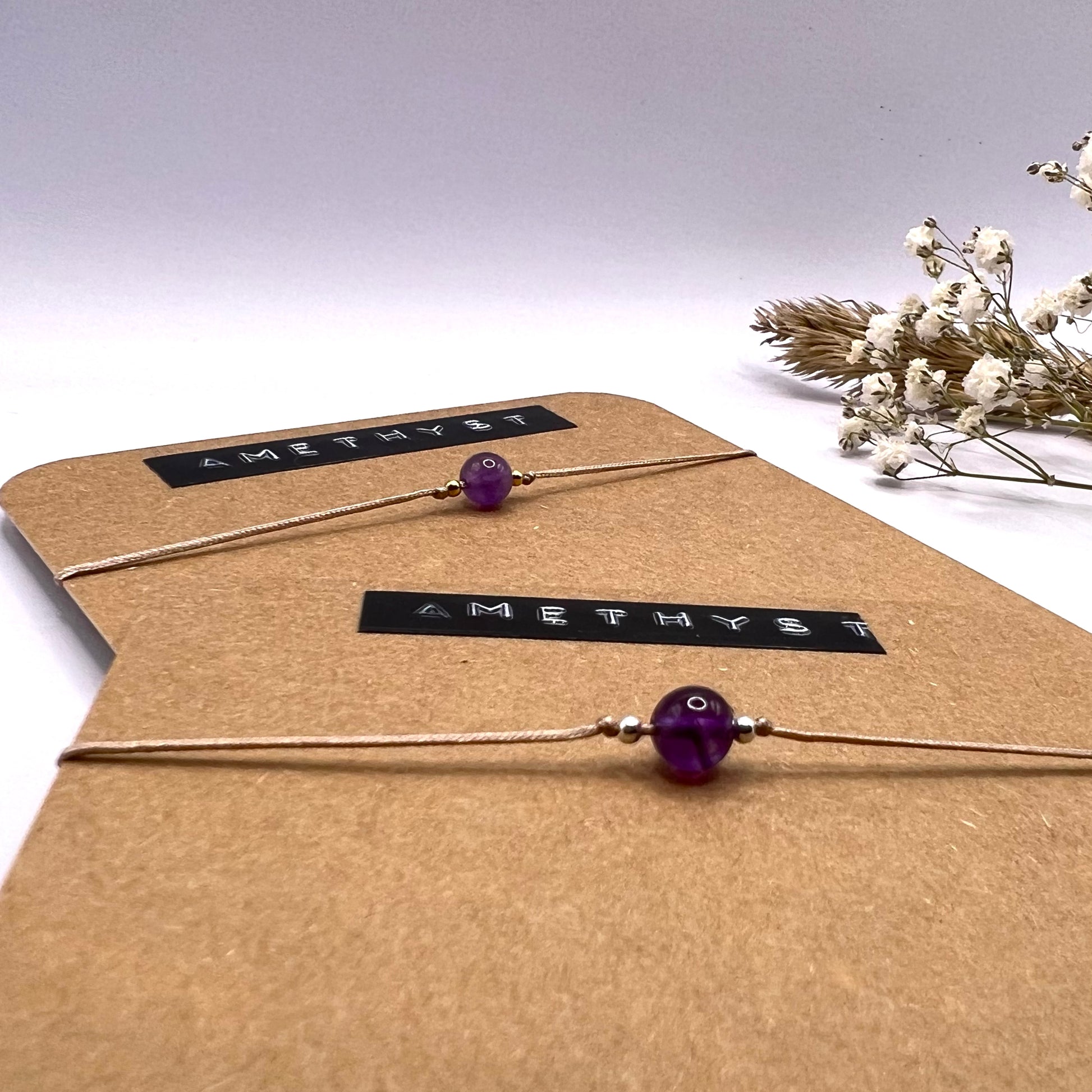 Amethyst Glücksbändchen