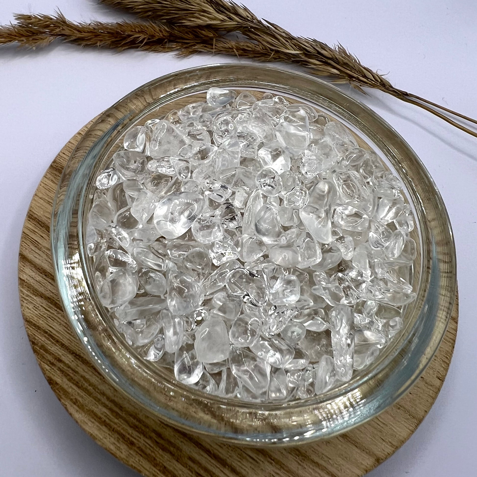 Bergkristall Splitter von oben