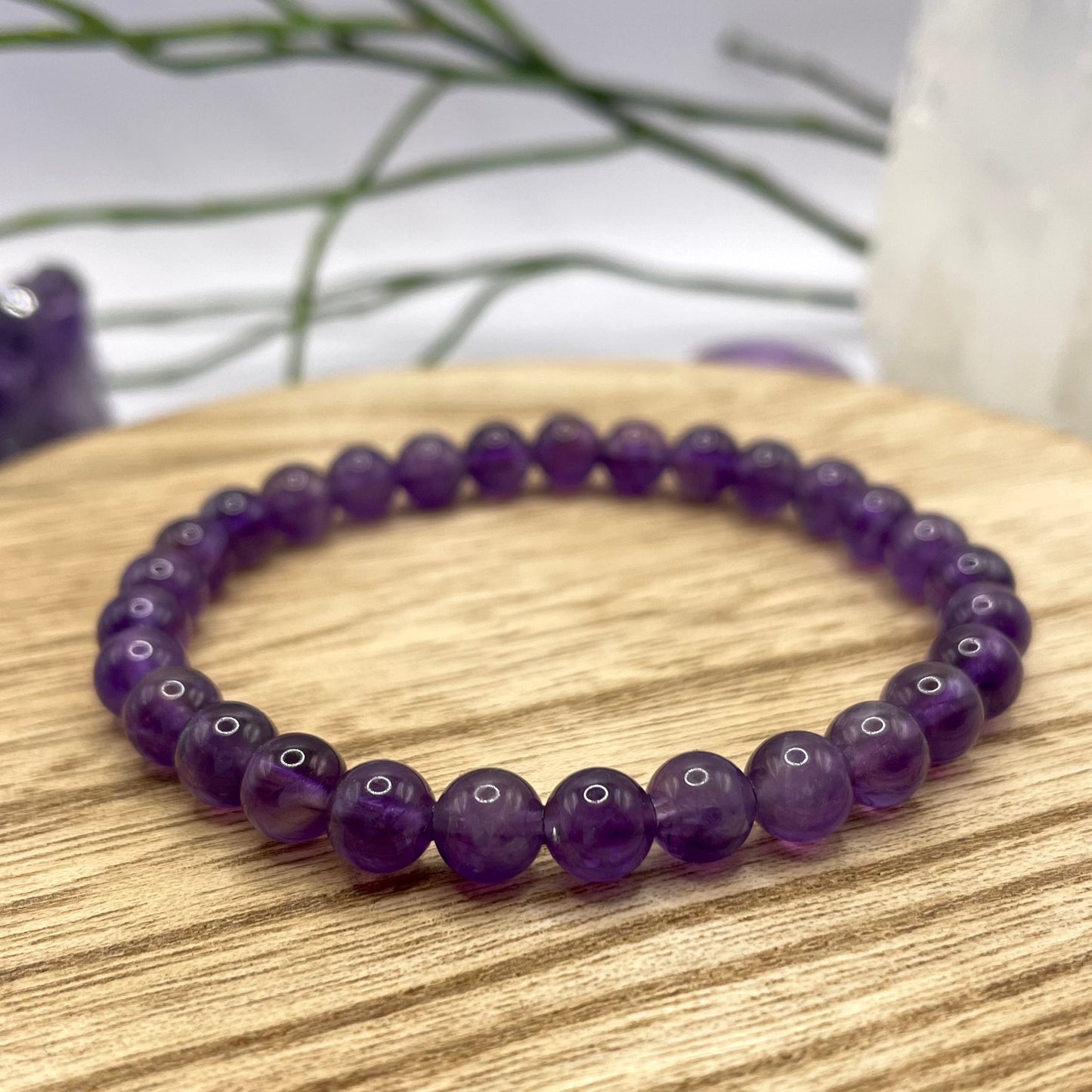 Amethyst Armband Nahaufnahme