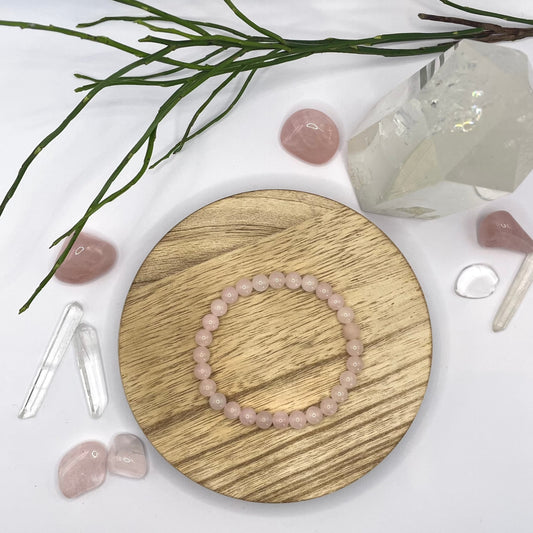 Rosenquarz Armband